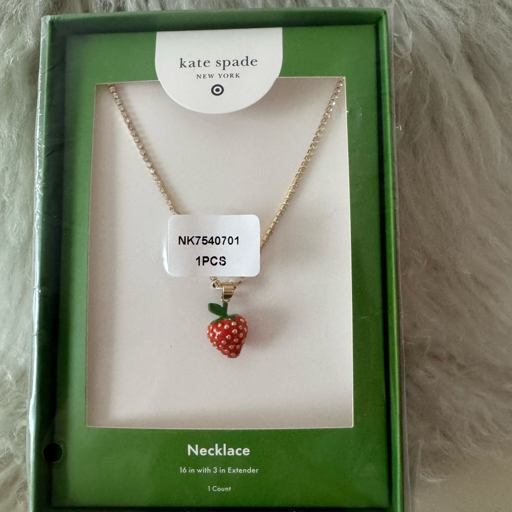 Kate Spade Strawberry Pendant Necklace